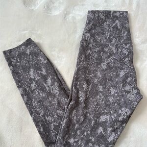 lululemon athletica Gray Patterned Leggings 25”